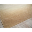 Mitomo Hand-Tufted Wool/Viscose Light Beige/Ivory 9'x12' Area Rug