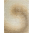 Mitomo Hand-Tufted Wool/Viscose Light Beige/Ivory 9'x12' Area Rug