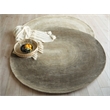 Mitomo Hand-Tufted Wool/Bamboo Silk Taupe 5'x7' Shape Area Rug