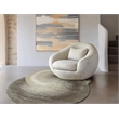 Mitomo Hand-Tufted Wool/Bamboo Silk Taupe 5'x7' Shape Area Rug