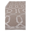 Metro Velvet Hand-Knotted Wool/Viscose Light Silver 6'x9' Area Rug