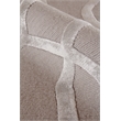 Metro Velvet Hand-Knotted Wool/Viscose Light Silver 6'x9' Area Rug