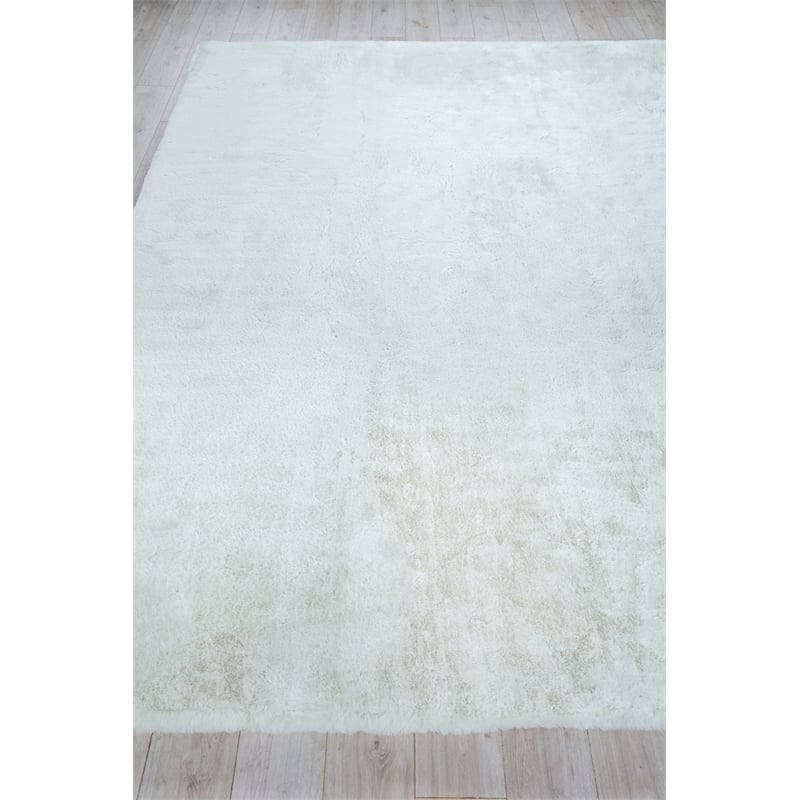 Mink Hand-Tufted Polyacrylic Ivory 12'x15' Area Rug