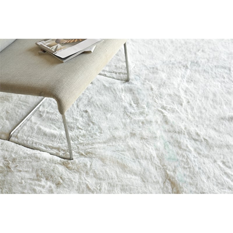 Mink Hand-Tufted Polyacrylic Ivory 12'x15' Area Rug