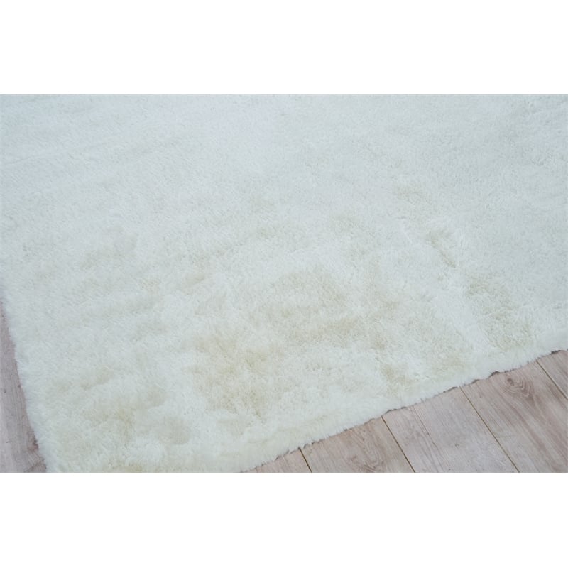 Mink Hand-Tufted Polyacrylic Ivory 9'x12' Area Rug