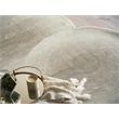 Mitomo Hand-Tufted Wool/Bamboo Silk Pearl 5'x7' Shape Area Rug