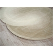 Mitomo Hand-Tufted Wool/Bamboo Silk Pearl 5'x7' Shape Area Rug