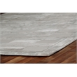 Metro Velvet Hand-Knotted Wool/Viscose Silver 4'x6' Area Rug