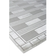 Metro Velvet Hand-Knotted Wool/Viscose Silver 4'x6' Area Rug