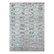 Metro Velvet Hand-Knotted Wool/Viscose Silver 4'x6' Area Rug