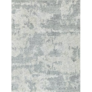 Mineral Handloomed Wool/Bamboo Silk Green 14'x18' Area Rug