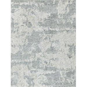 Mineral Handloomed Wool/Bamboo Silk Green 6'x9' Area Rug