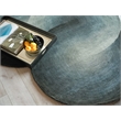Mitomo Hand-Tufted Wool/Bamboo Silk Sea Green 5'x7' Shape Area Rug
