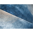 Mitomo Hand-Tufted Wool/Bamboo Silk Navy/Gray 5'x7' Shape Area Rug