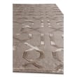 Metro Velvet Hand-Knotted Wool/Viscose Light Beige 12'x15' Area Rug