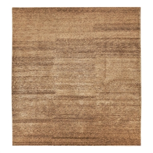 Metro Velvet Hand-Knotted Wool/Viscose Beige 9'x10' Area Rug