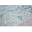 Mineral Handloomed Wool/Bamboo Silk Blue 14'x18' Area Rug
