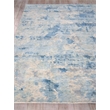 Mineral Handloomed Wool/Bamboo Silk Blue 14'x18' Area Rug
