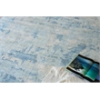 Mineral Handloomed Wool/Bamboo Silk Blue 14'x18' Area Rug
