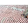 Mineral Handloomed Wool/Bamboo Silk Red Orange 10'x14' Area Rug