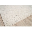 Montero Handloomed Wool/Pet Yarn Ivory/Gray 14'x18' Area Rug