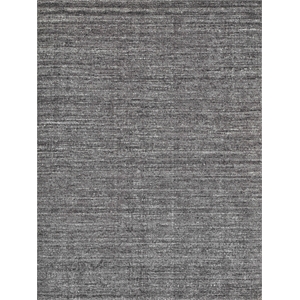 Montero Handloomed Wool/Pet Yarn Black/Ivory 8'x10' Area Rug
