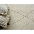 Mojave Hand-Knotted New Zealand Wool Ivory/Espresso 12'x15' Area Rug