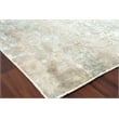 Murano Handloomed Wool/Bamboo Silk Nutshell 5'x8' Area Rug
