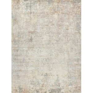 Murano Handloomed Wool/Bamboo Silk Nutshell 9'x12' Area Rug
