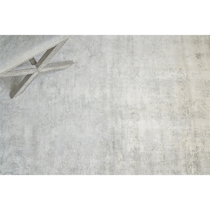 Murano Handloomed Wool/Bamboo Silk Metallic 10'x14' Area Rug