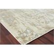 Murano Handloomed Wool/Bamboo Silk Beige 5'x8' Area Rug