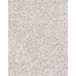 Mosaic Leather Hand-Tufted Leather Hide Light Beige 9'6&quotx13'6&quot Area Rug
