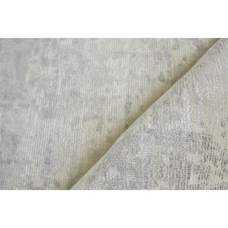 Murano Handloomed Wool/Bamboo Silk Metallic 9'x12' Area Rug