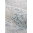 Murano Handloomed Wool/Bamboo Silk Silver/Blue 12'x15' Area Rug
