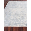 Murano Handloomed Wool/Bamboo Silk Silver/Blue 15'x20' Area Rug