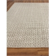Monroe Silk Handloomed Bamboo Silk Light Gray 8'x10' Area Rug