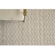 Monroe Silk Handloomed Bamboo Silk Light Gray 8'x10' Area Rug