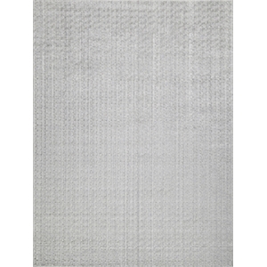 Monroe Silk Handloomed Bamboo Silk/Wool Light Silver 14'x18' Area Rug