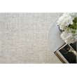 Montero Handloomed Wool/Pet Yarn Ivory/Gray 10'x14' Area Rug