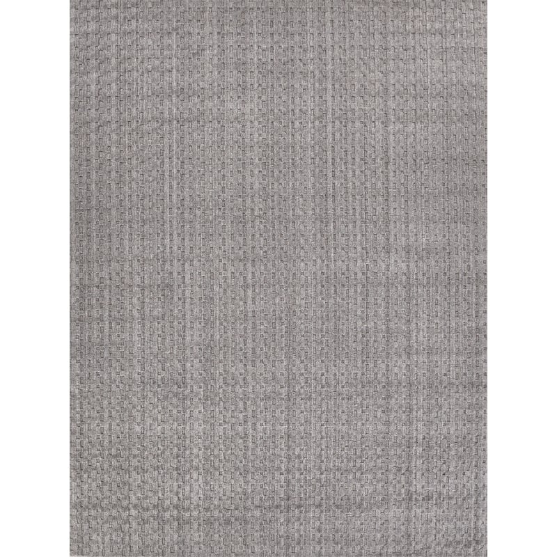 Monroe Silk Handloomed Bamboo Silk Taupe 6'x9' Area Rug