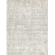 Murano Handloomed Wool/Bamboo Silk Silver 5'x8' Area Rug