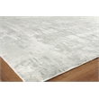 Murano Handloomed Wool/Bamboo Silk Silver 9'x12' Area Rug
