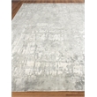 Murano Handloomed Wool/Bamboo Silk Silver 9'x12' Area Rug
