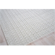Monroe Silk Handloomed Bamboo Silk/Wool Light Silver 2'x3' Area Rug