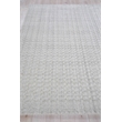 Monroe Silk Handloomed Bamboo Silk/Wool Light Silver 2'x3' Area Rug