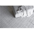 Monroe Silk Handloomed Bamboo Silk/Wool Light Silver 2'x3' Area Rug