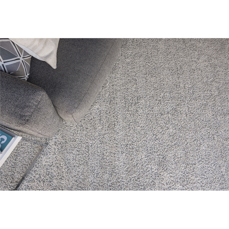 Morello Handloomed Pet Ivory/Dark Gray 4'x6' Area Rug