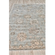 Museum Hand-Knotted Bamboo Silk Blue/Gray 9'x12' Area Rug