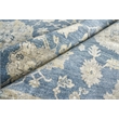 Museum Hand-Knotted Bamboo Silk Blue 9'x12' Area Rug