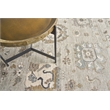 Museum Hand-Knotted Bamboo Silk Silver 8'x10' Area Rug